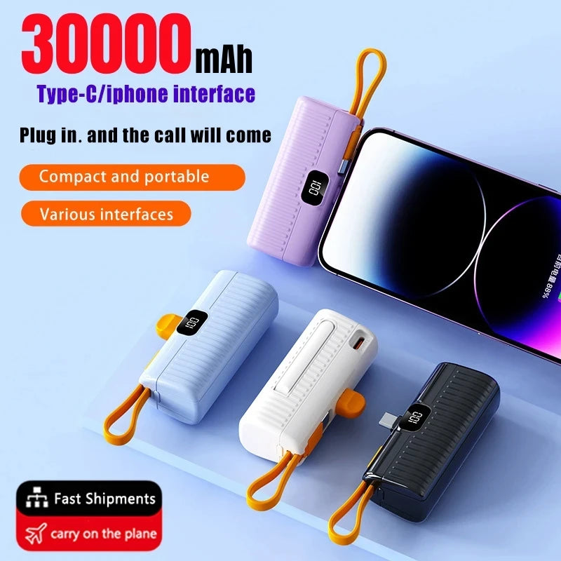 MP Power Bank ~ Mini, Portable Power Bank ~ Type C & Lightning